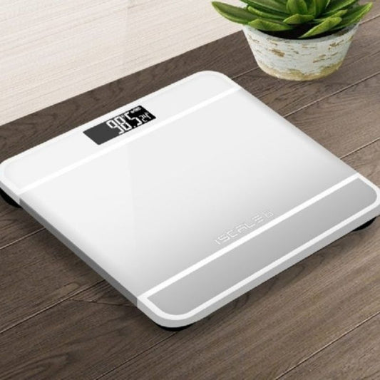 iScale Digital LED Electronic Bathroom Weighing Scale | Tempered Glass, Automatic, Accurate, Body Weight Monitor | Random Colors