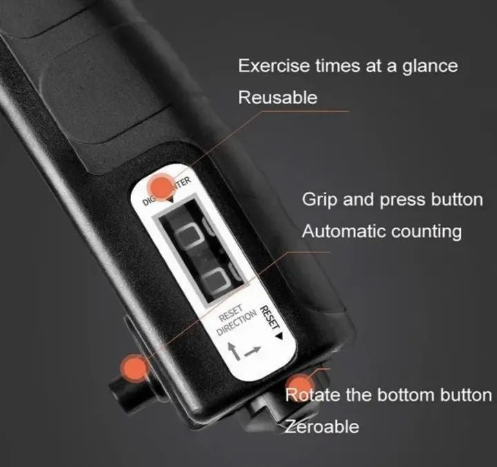 Adjustable Hand Grip Power Exerciser Forearm Wrist Strengthener Gripper