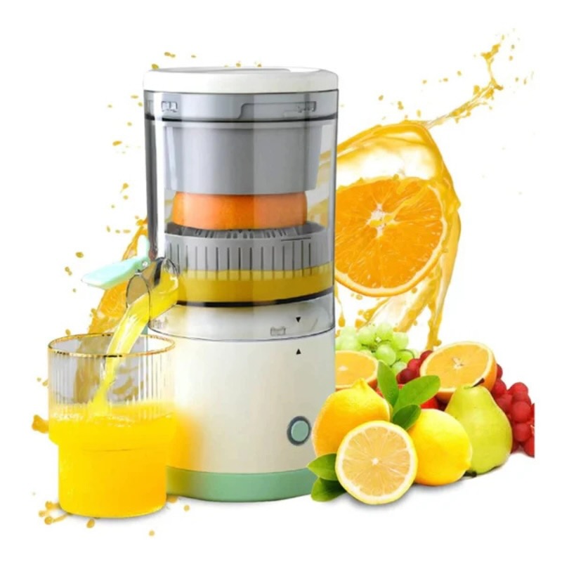 Portable Electric Citrus Juicer | USB Rechargeable, Hands-Free Orange & Lemon Juice Extractor, Easy to Clean