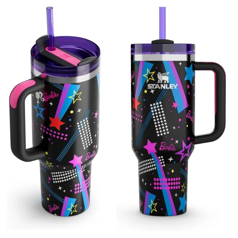 White Barbie Stanlay Tumbler | H2.0 Tumbler 1.18L Limited Edition Double Wall Vacuum Insulated