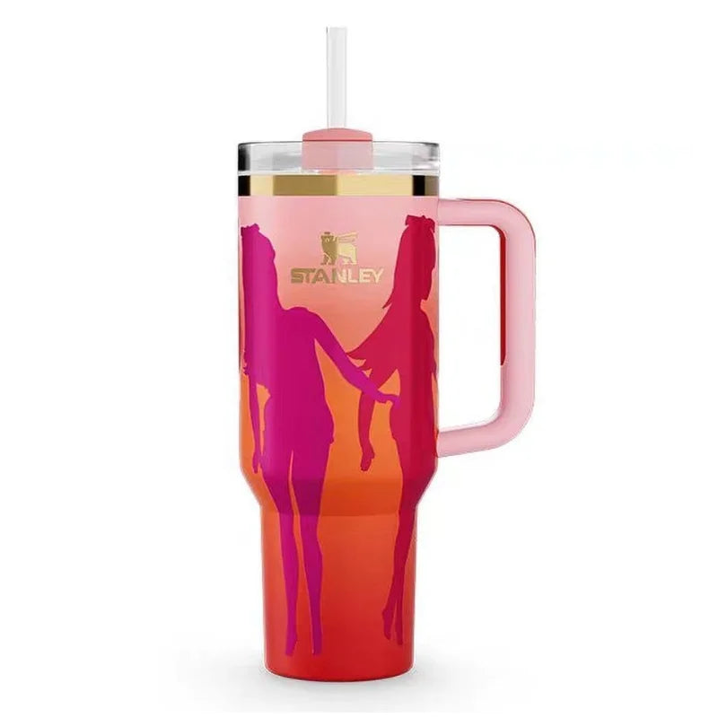 White Barbie Stanlay Tumbler | H2.0 Tumbler 1.18L Limited Edition Double Wall Vacuum Insulated